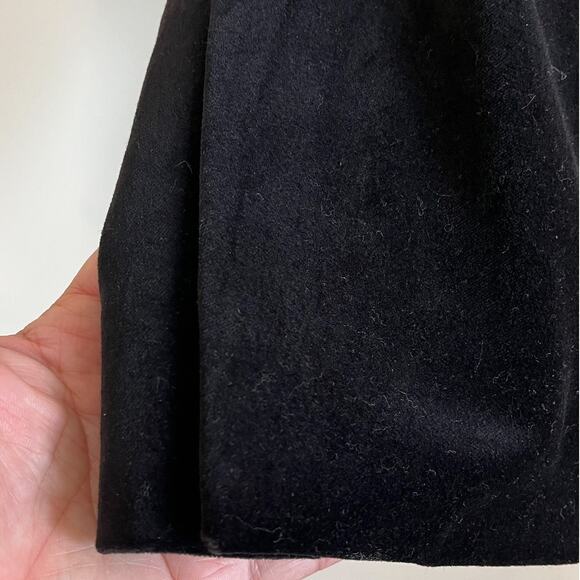 Ben Sherman Velvet Womens Blazer Size XL Black Preppy Old Money Whimsigoth - Picture 4 of 9